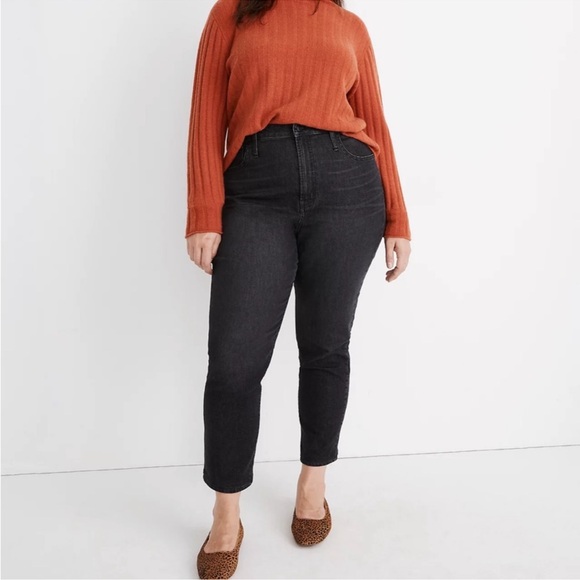 Madewell The Perfect Vintage Crop Jeans Size 37 Tall (24) Plus‎ Size Stretchy - Picture 1 of 8